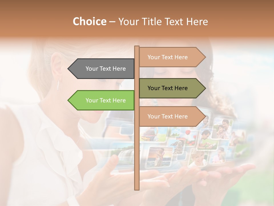 Touch Teenager Movie PowerPoint Template