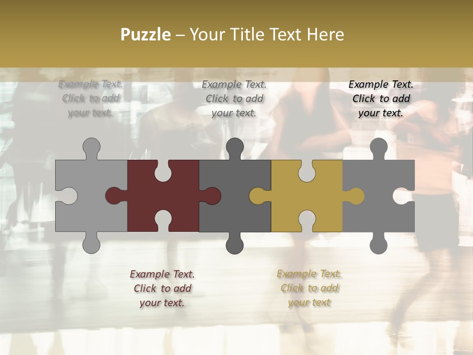 Businesswoman Unrecognizable Urban Business PowerPoint Template