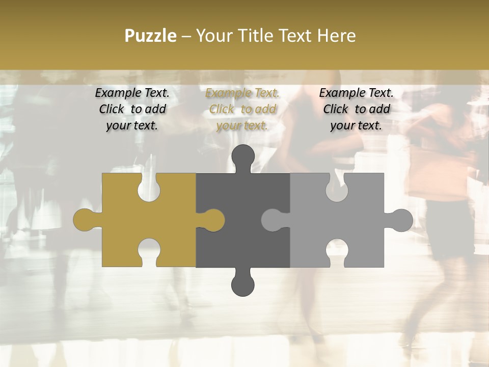 Businesswoman Unrecognizable Urban Business PowerPoint Template