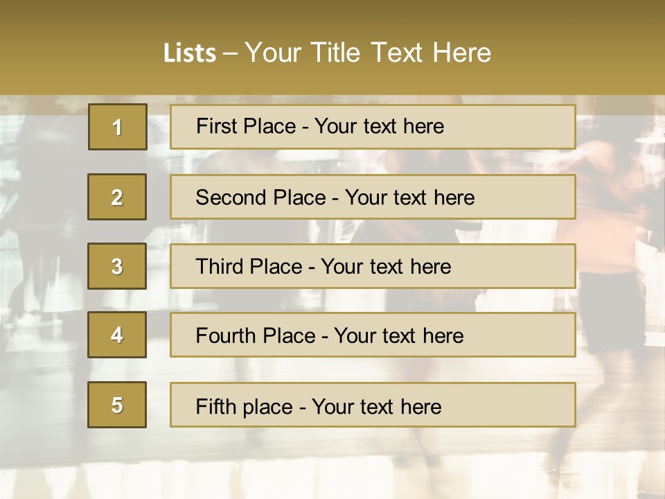 Businesswoman Unrecognizable Urban Business PowerPoint Template