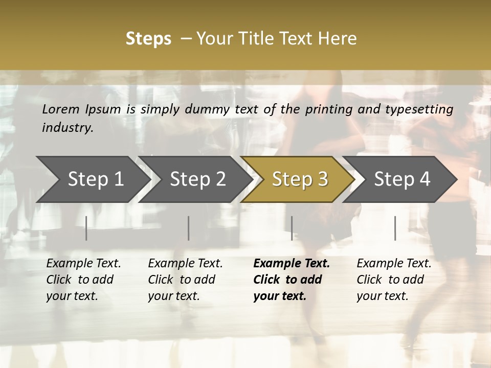 Businesswoman Unrecognizable Urban Business PowerPoint Template