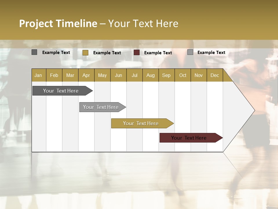 Businesswoman Unrecognizable Urban Business PowerPoint Template