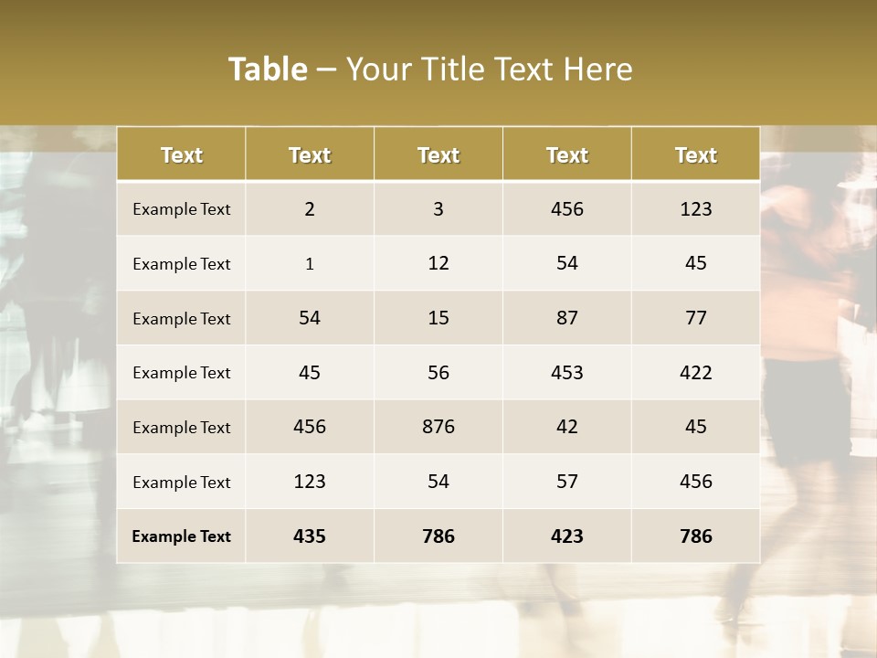 Businesswoman Unrecognizable Urban Business PowerPoint Template