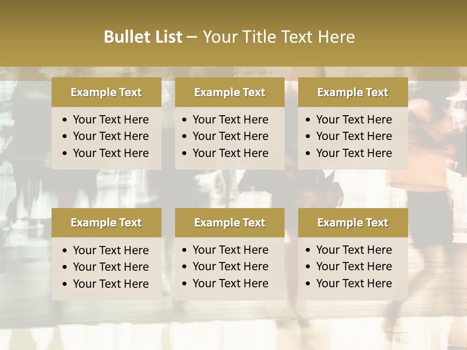 Businesswoman Unrecognizable Urban Business PowerPoint Template