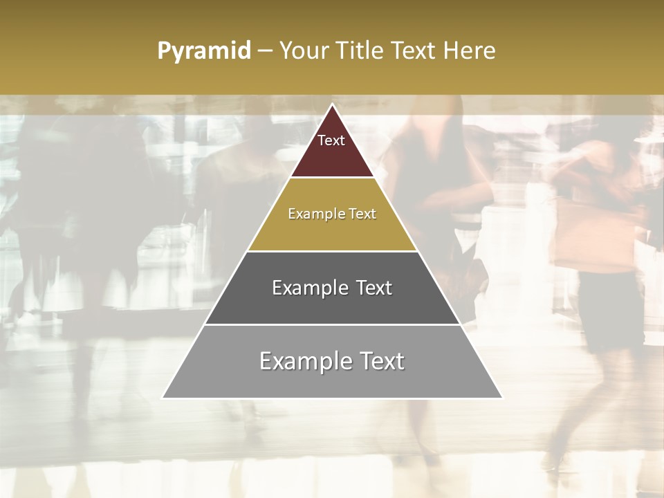 Businesswoman Unrecognizable Urban Business PowerPoint Template