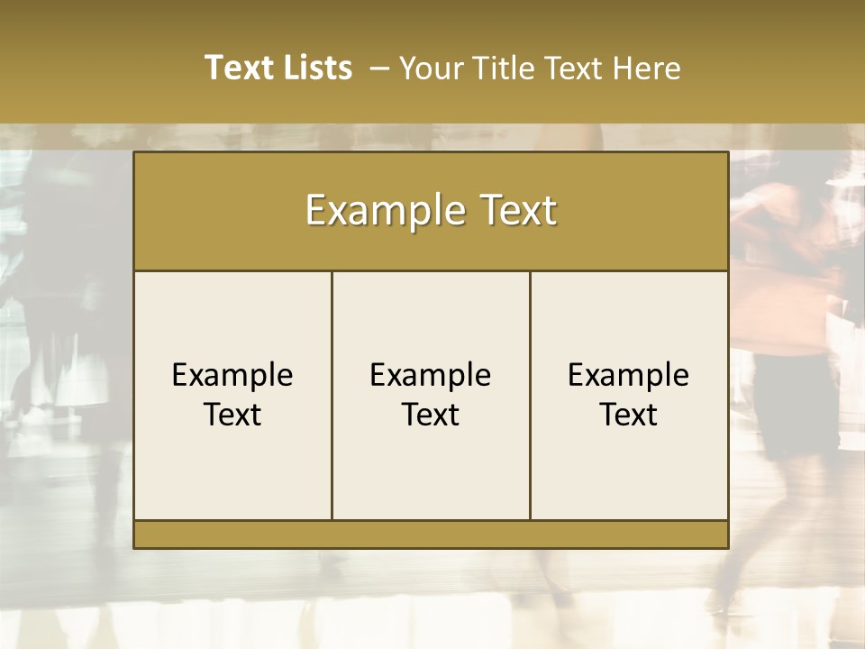 Businesswoman Unrecognizable Urban Business PowerPoint Template