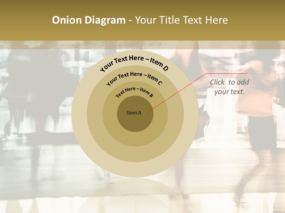 Businesswoman Unrecognizable Urban Business PowerPoint Template