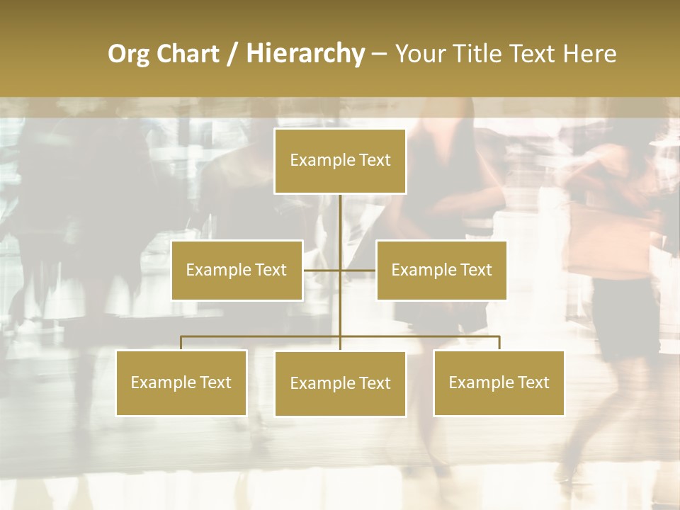 Businesswoman Unrecognizable Urban Business PowerPoint Template