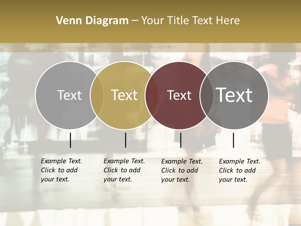 Businesswoman Unrecognizable Urban Business PowerPoint Template