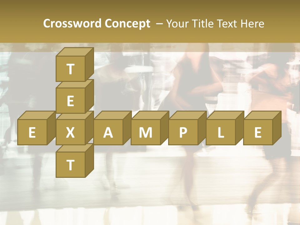 Businesswoman Unrecognizable Urban Business PowerPoint Template