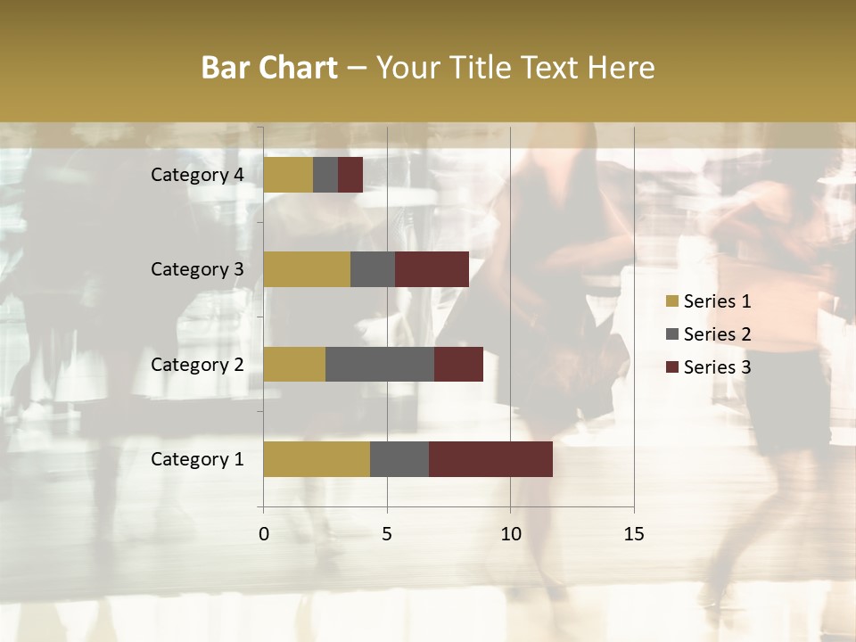 Businesswoman Unrecognizable Urban Business PowerPoint Template