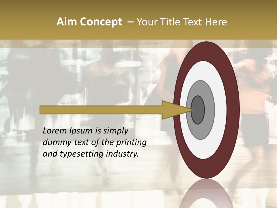 Businesswoman Unrecognizable Urban Business PowerPoint Template