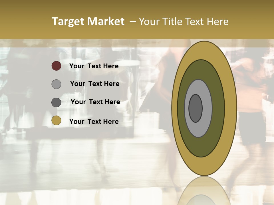 Businesswoman Unrecognizable Urban Business PowerPoint Template