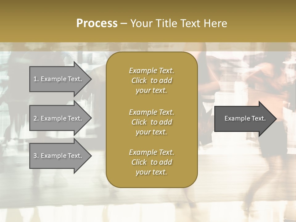 Businesswoman Unrecognizable Urban Business PowerPoint Template