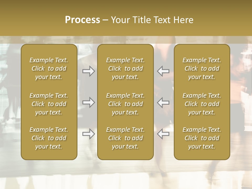 Businesswoman Unrecognizable Urban Business PowerPoint Template