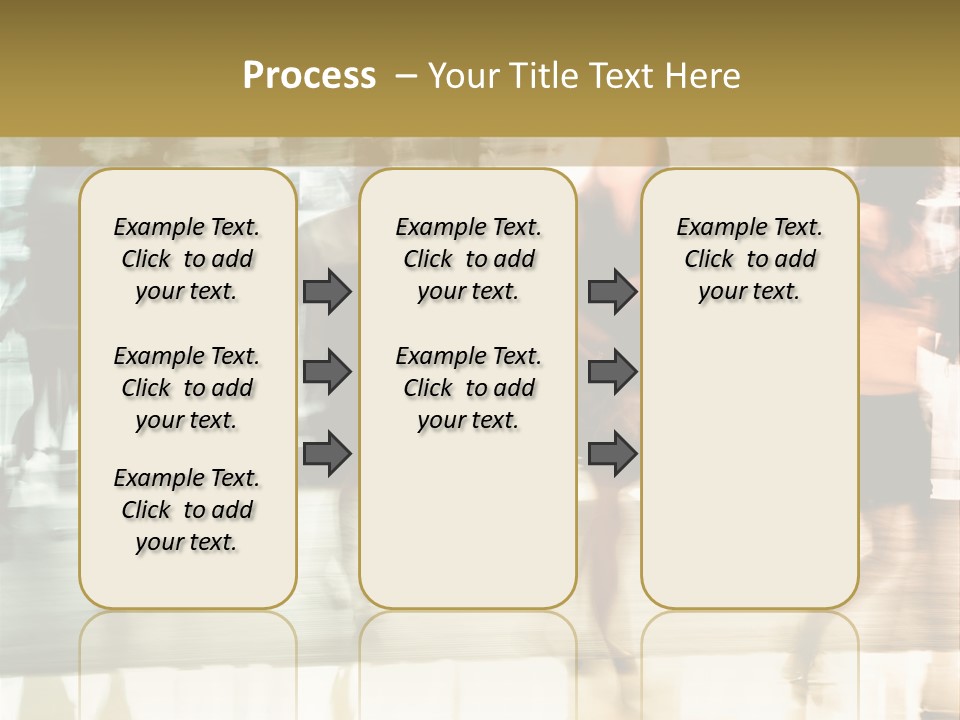 Businesswoman Unrecognizable Urban Business PowerPoint Template