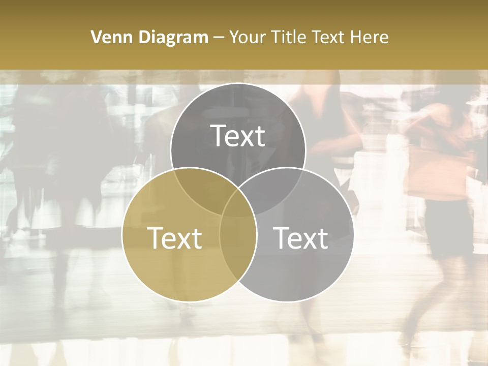 Businesswoman Unrecognizable Urban Business PowerPoint Template