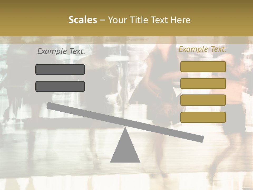 Businesswoman Unrecognizable Urban Business PowerPoint Template