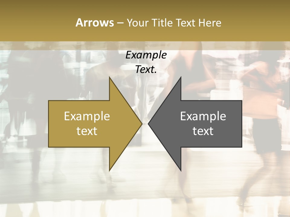 Businesswoman Unrecognizable Urban Business PowerPoint Template