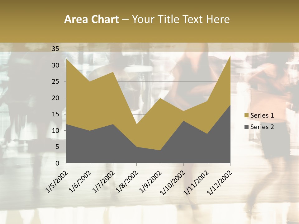 Businesswoman Unrecognizable Urban Business PowerPoint Template