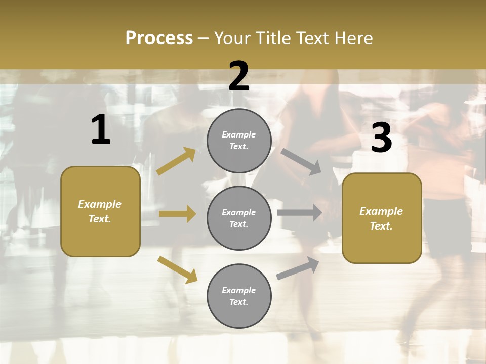 Businesswoman Unrecognizable Urban Business PowerPoint Template