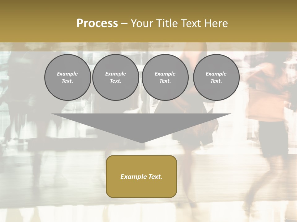 Businesswoman Unrecognizable Urban Business PowerPoint Template