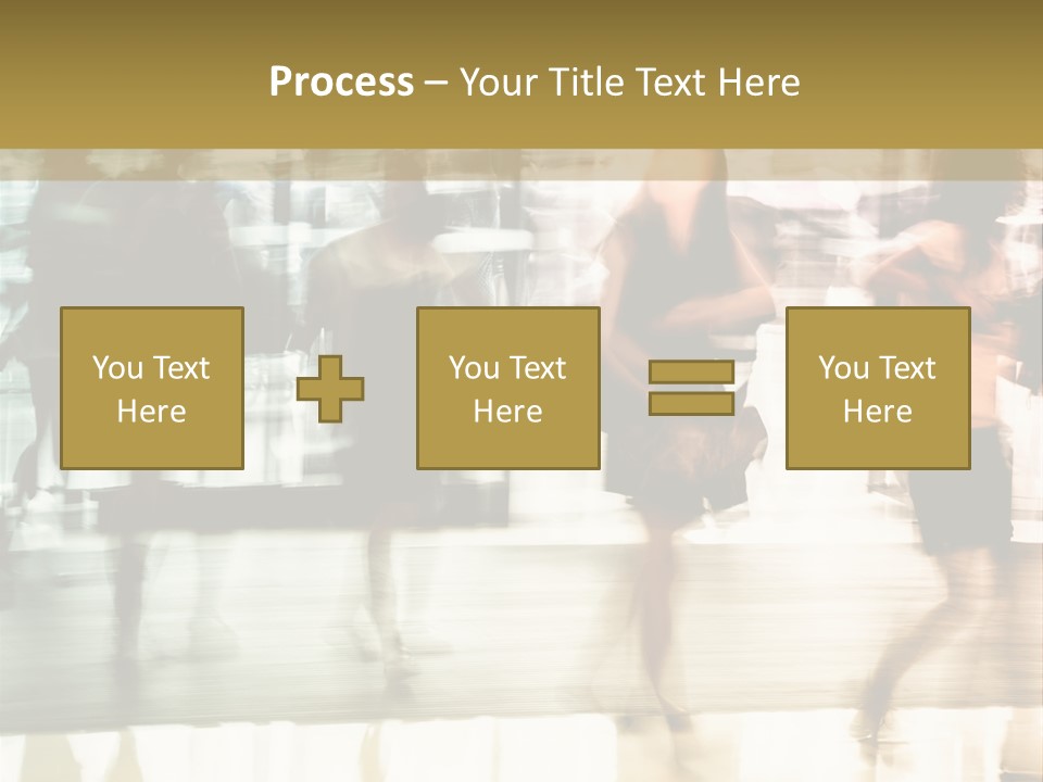 Businesswoman Unrecognizable Urban Business PowerPoint Template