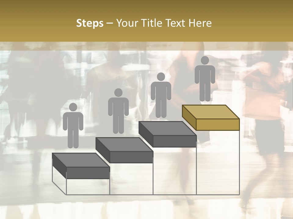 Businesswoman Unrecognizable Urban Business PowerPoint Template