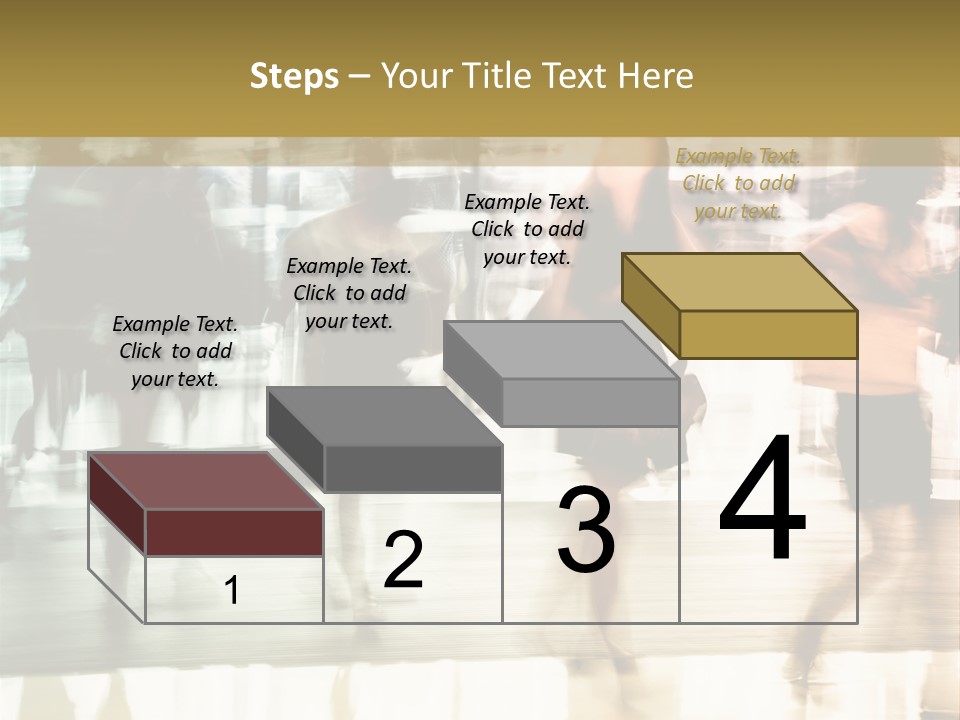 Businesswoman Unrecognizable Urban Business PowerPoint Template