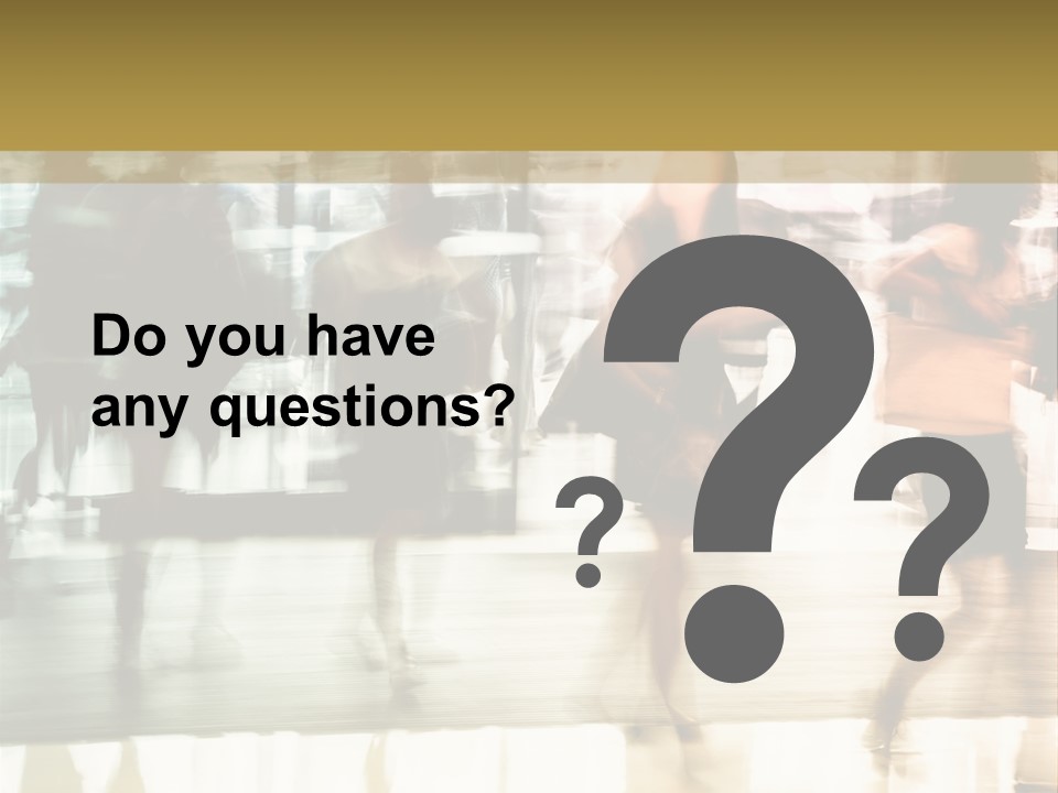 Businesswoman Unrecognizable Urban Business PowerPoint Template