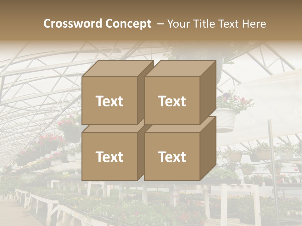 Bedding Cultivation Building PowerPoint Template