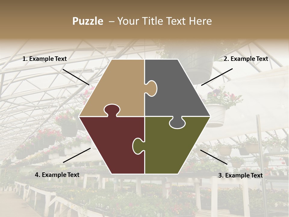 Bedding Cultivation Building PowerPoint Template