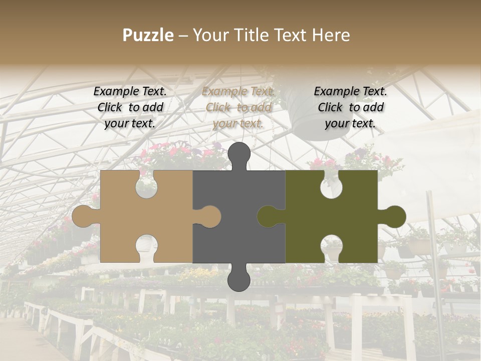 Bedding Cultivation Building PowerPoint Template