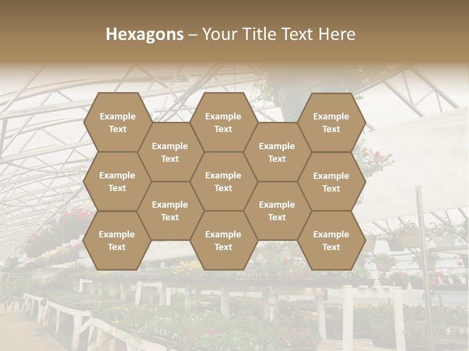 Bedding Cultivation Building PowerPoint Template