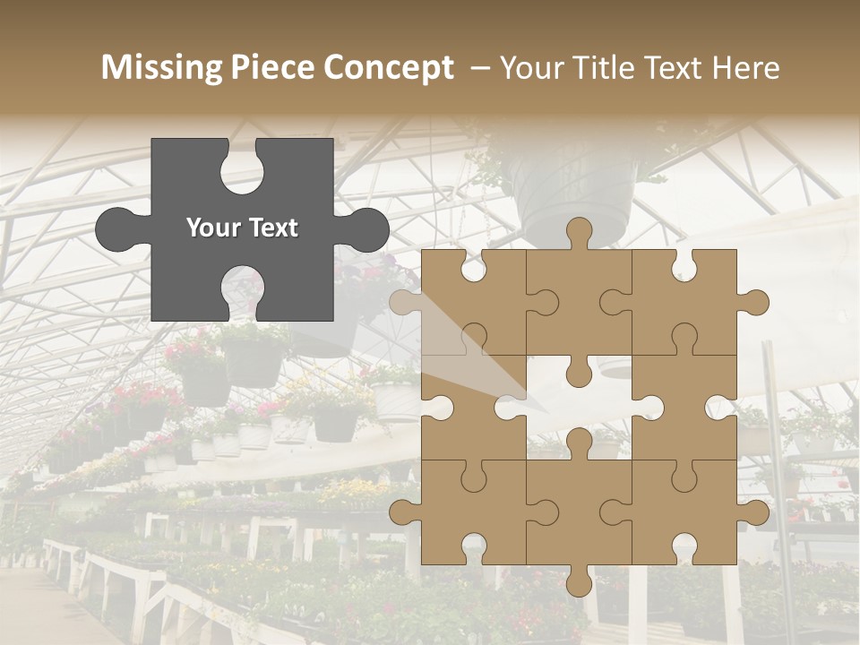 Bedding Cultivation Building PowerPoint Template