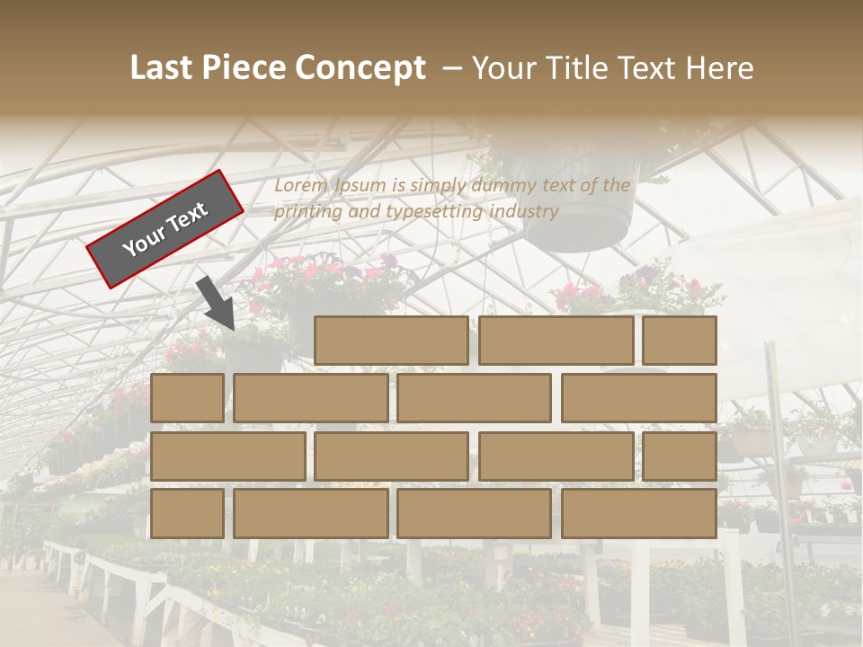 Bedding Cultivation Building PowerPoint Template
