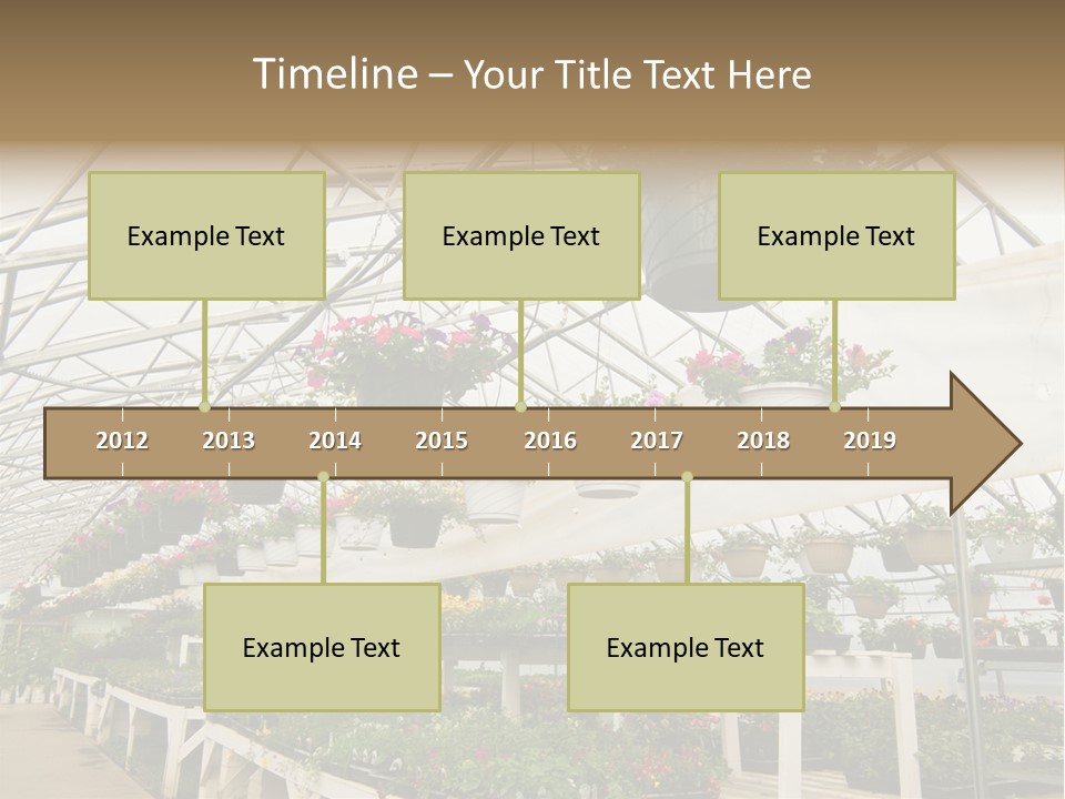 Bedding Cultivation Building PowerPoint Template