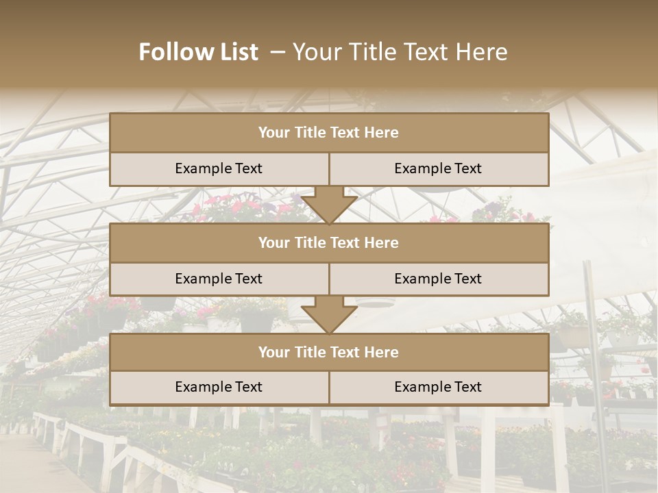 Bedding Cultivation Building PowerPoint Template