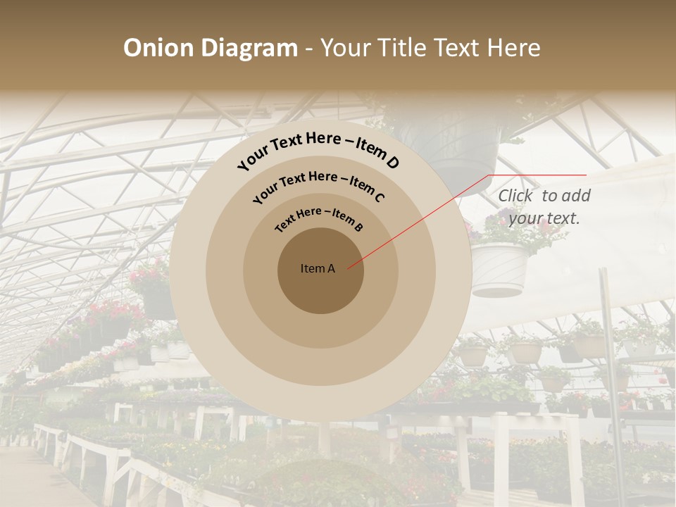 Bedding Cultivation Building PowerPoint Template