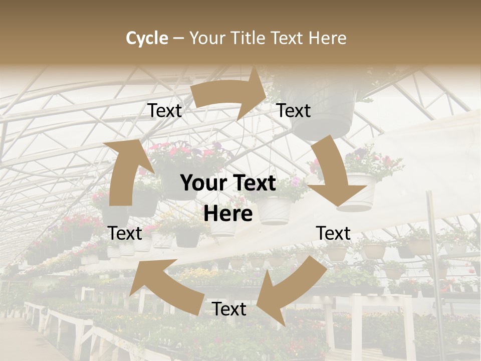 Bedding Cultivation Building PowerPoint Template