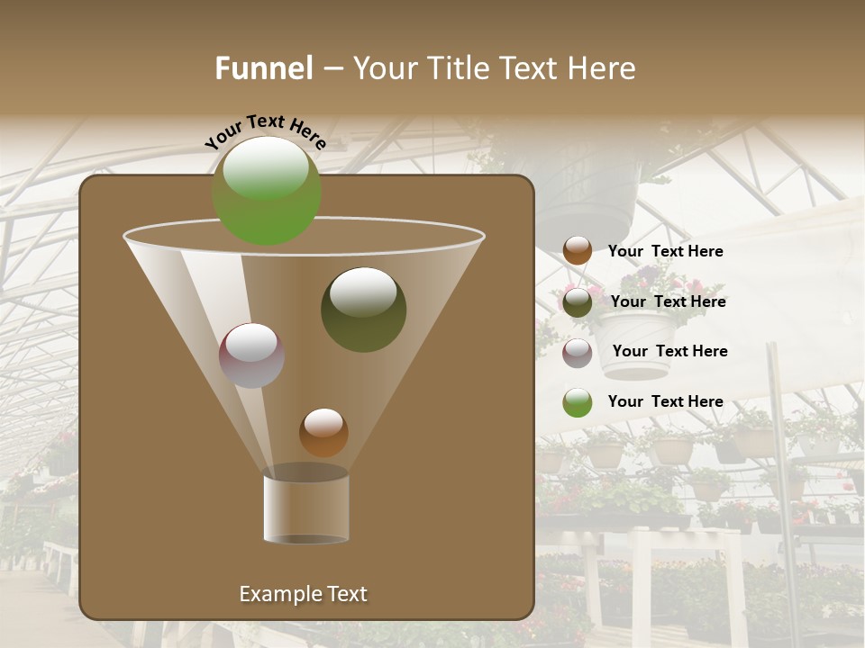 Bedding Cultivation Building PowerPoint Template