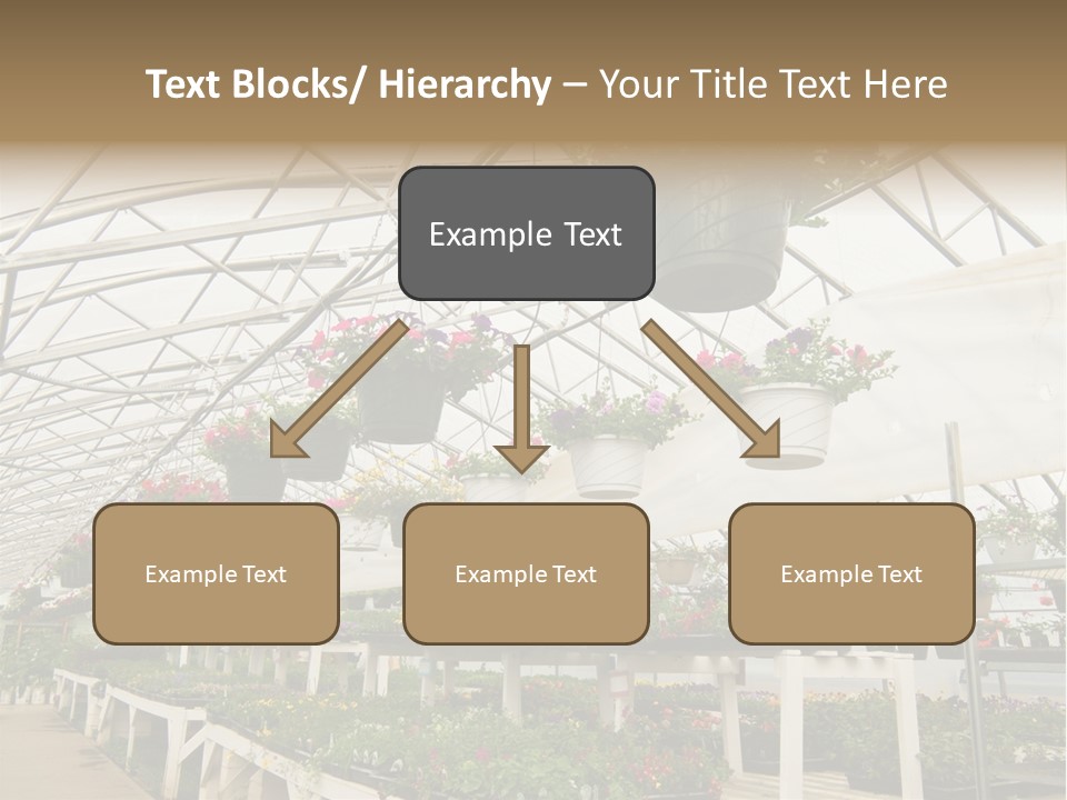Bedding Cultivation Building PowerPoint Template