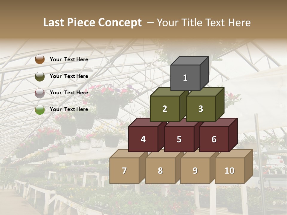 Bedding Cultivation Building PowerPoint Template