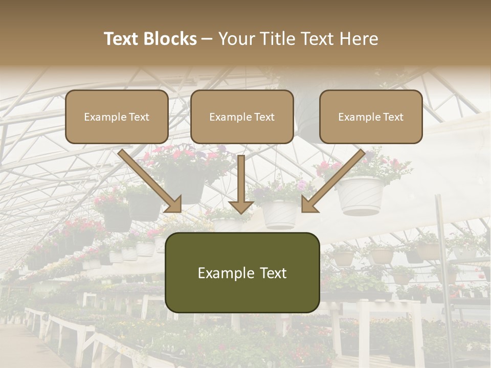 Bedding Cultivation Building PowerPoint Template