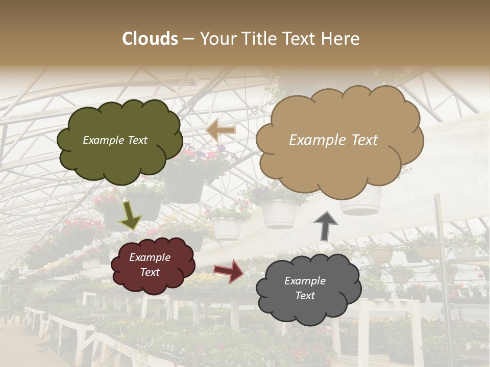 Bedding Cultivation Building PowerPoint Template