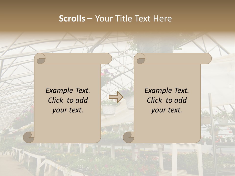 Bedding Cultivation Building PowerPoint Template