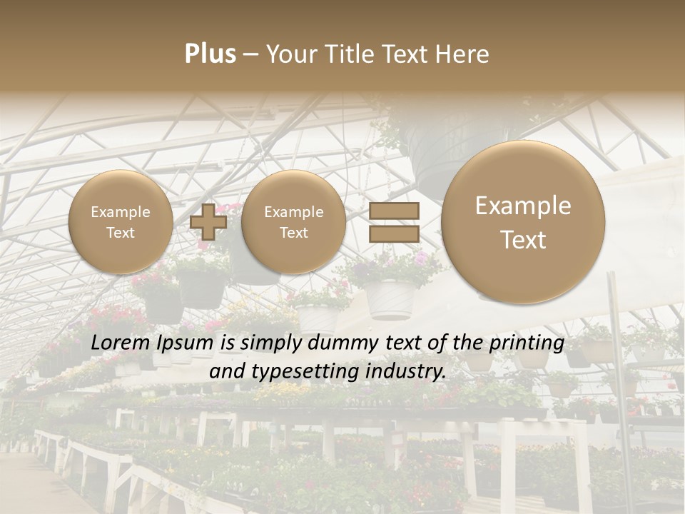 Bedding Cultivation Building PowerPoint Template