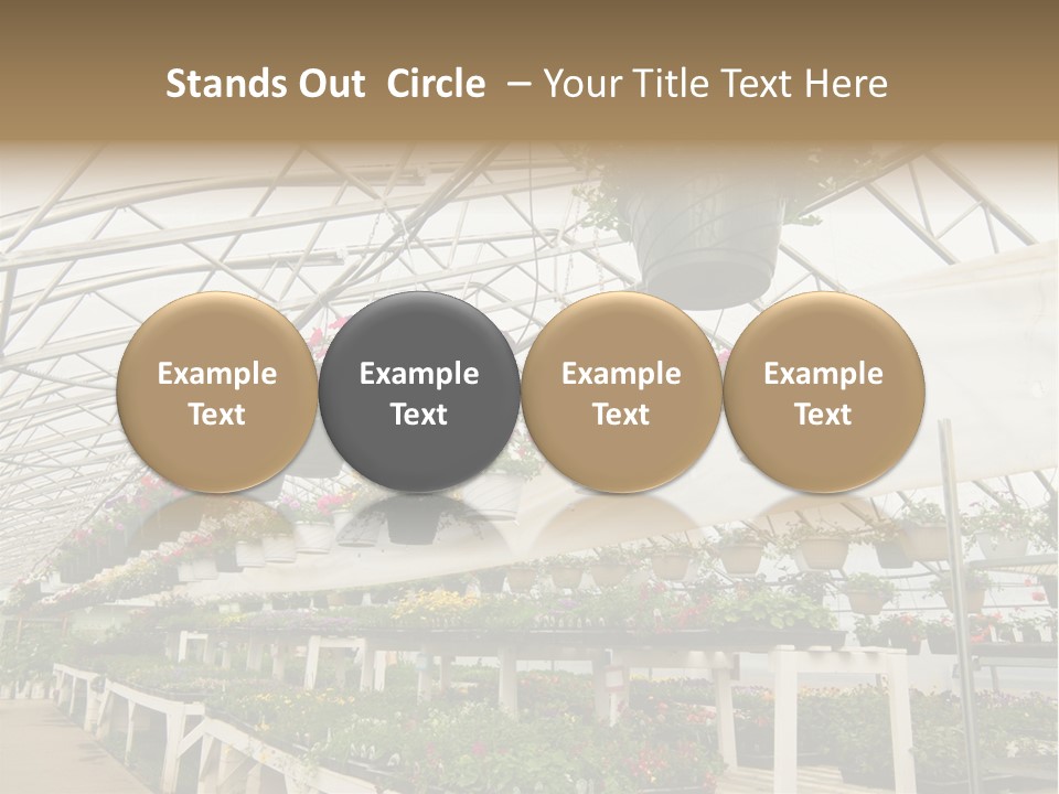 Bedding Cultivation Building PowerPoint Template