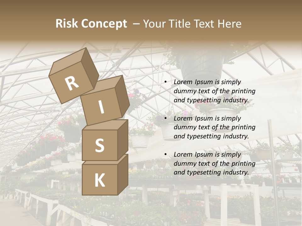 Bedding Cultivation Building PowerPoint Template