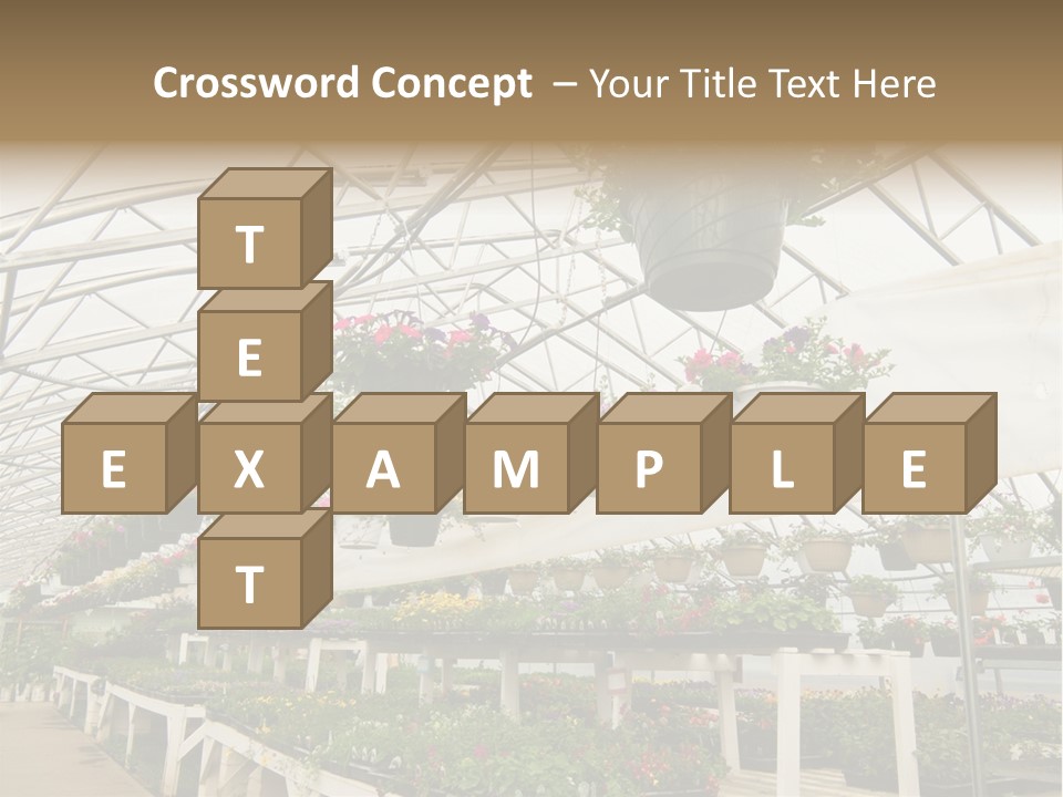 Bedding Cultivation Building PowerPoint Template